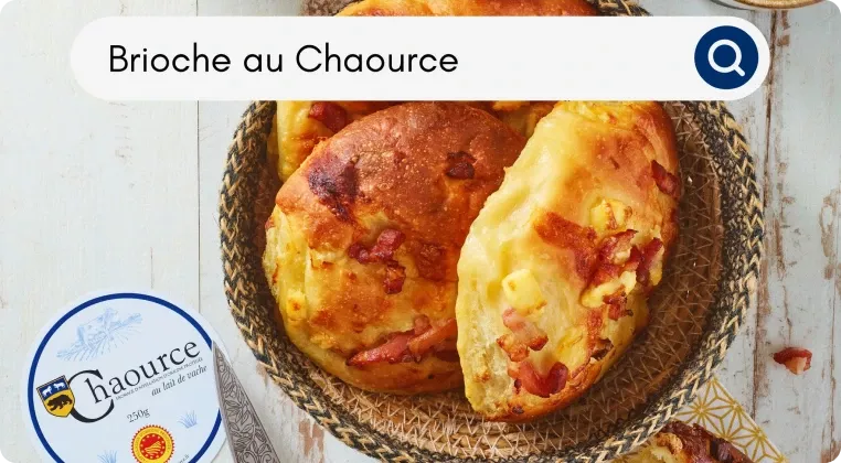 Recette Brioche au Chaource